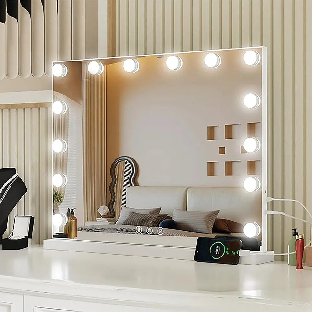 LED Tükör HOLLYWOOD White 3