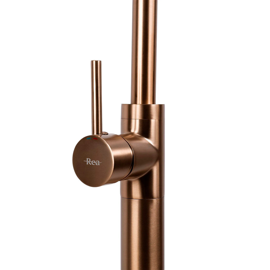 Szabadon Álló Mosdócsaptelep Rea Lungo Brush Copper 3