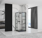 Zuhanykabin Rea Concept Black 90x90 Zuhanytálca Nélkül 3