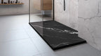 Zuhanytálca Magnum CARRARA BLACK 80x100 3