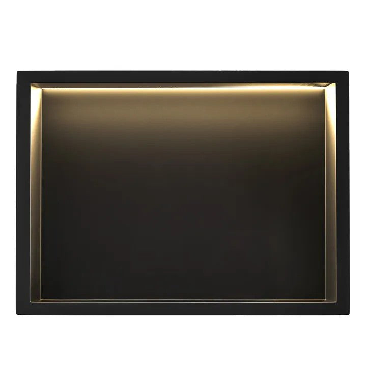 Süllyesztett Fürdőszobai Polc LED 30x45 Black 3