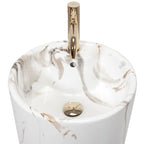 Szabadon Álló Mosdó REA Blanka Marble Marmur 3