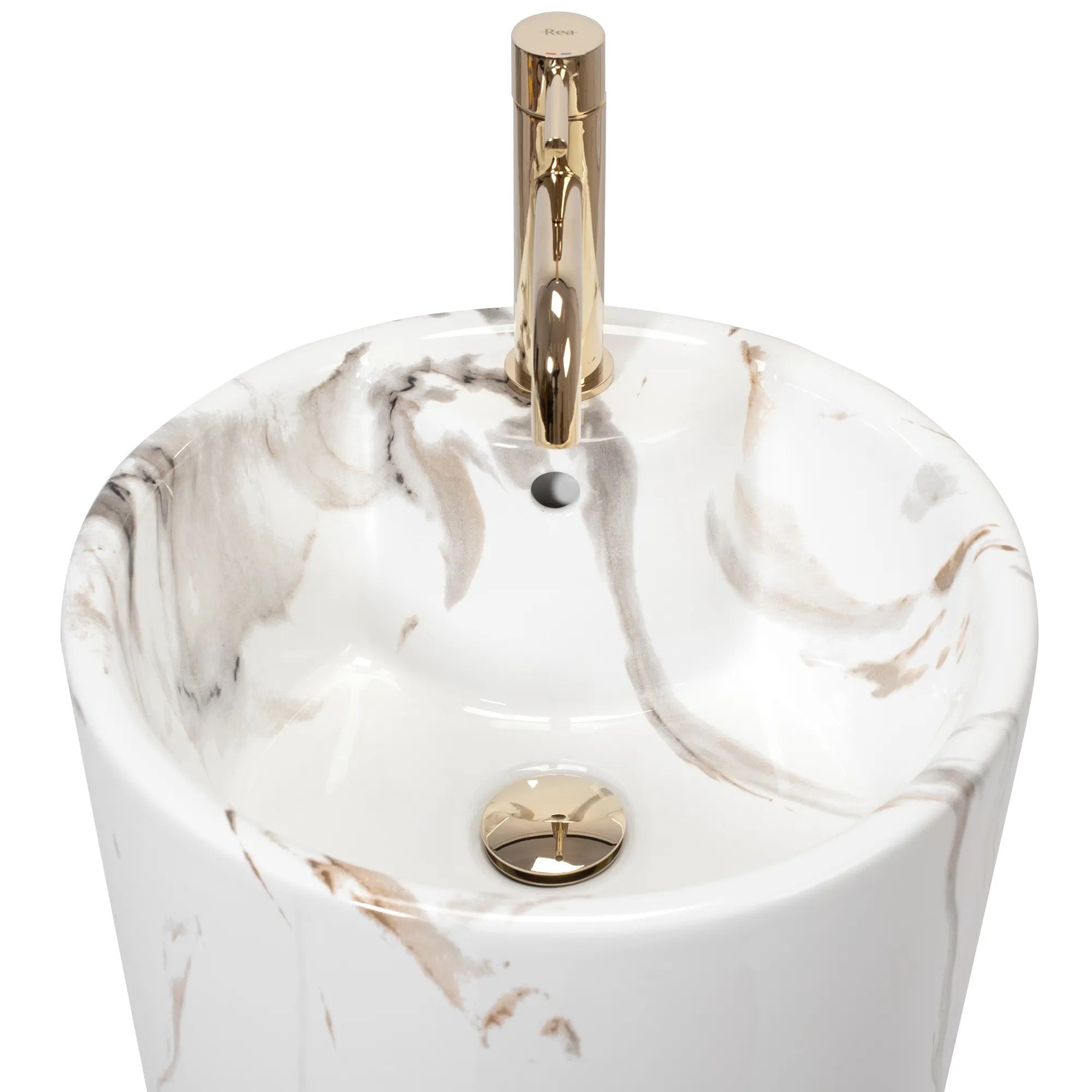 Szabadon Álló Mosdó REA Blanka Marble Marmur 3