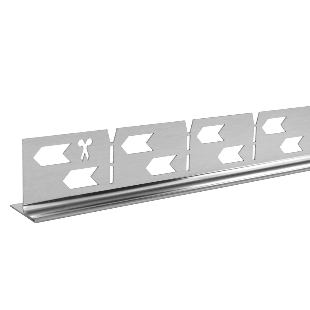 Lejtéskialakító Szegély Épített Zuhanyhoz 120cm Brush Nickel Bal 3