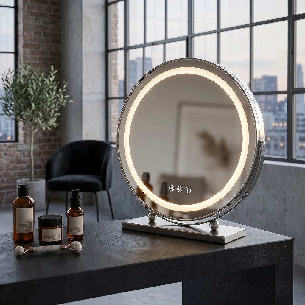 LED Tükör MAKE-UP Chrome 40 Cm 3