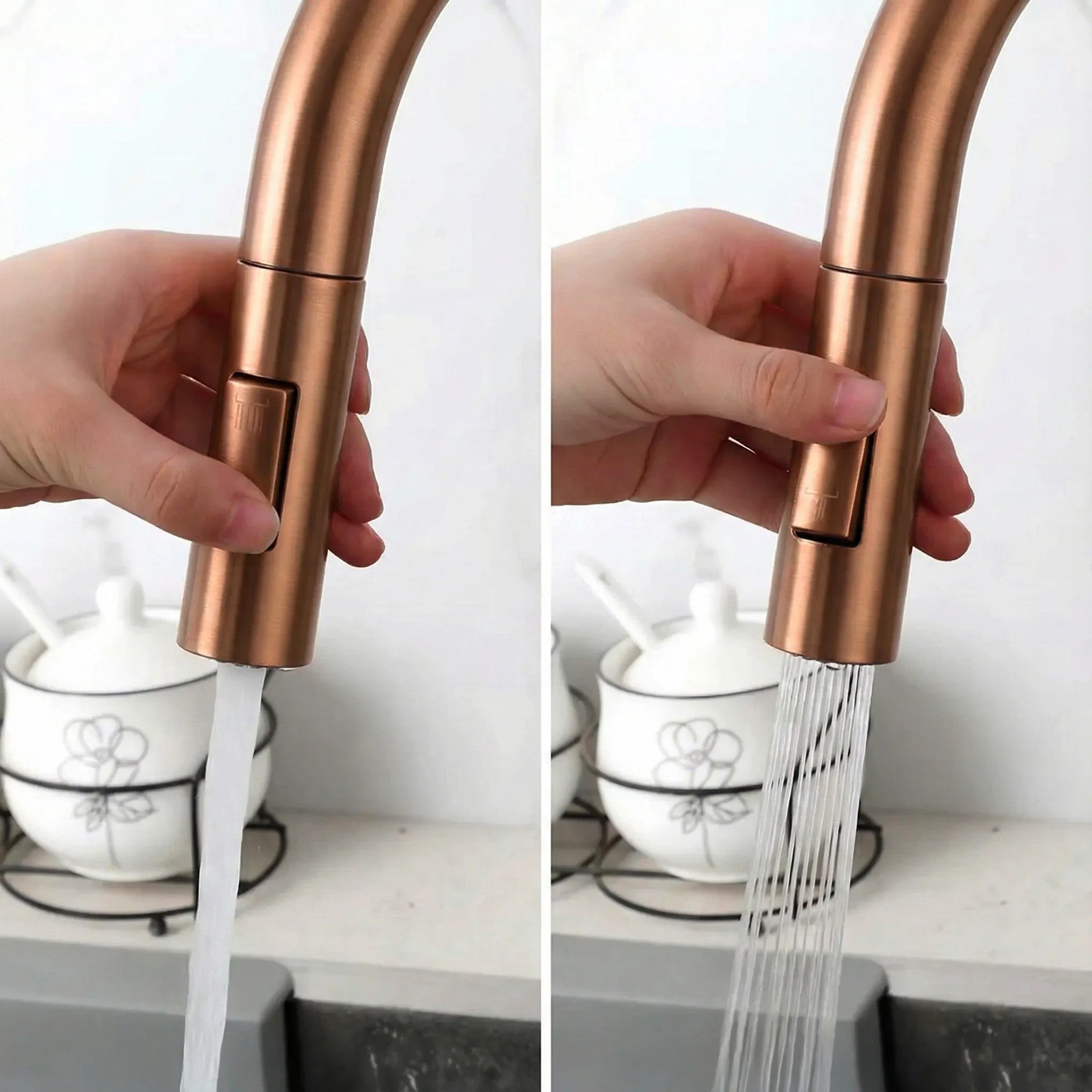 Konyhai Csaptelep Rea Eco Fresh Brush Copper 3