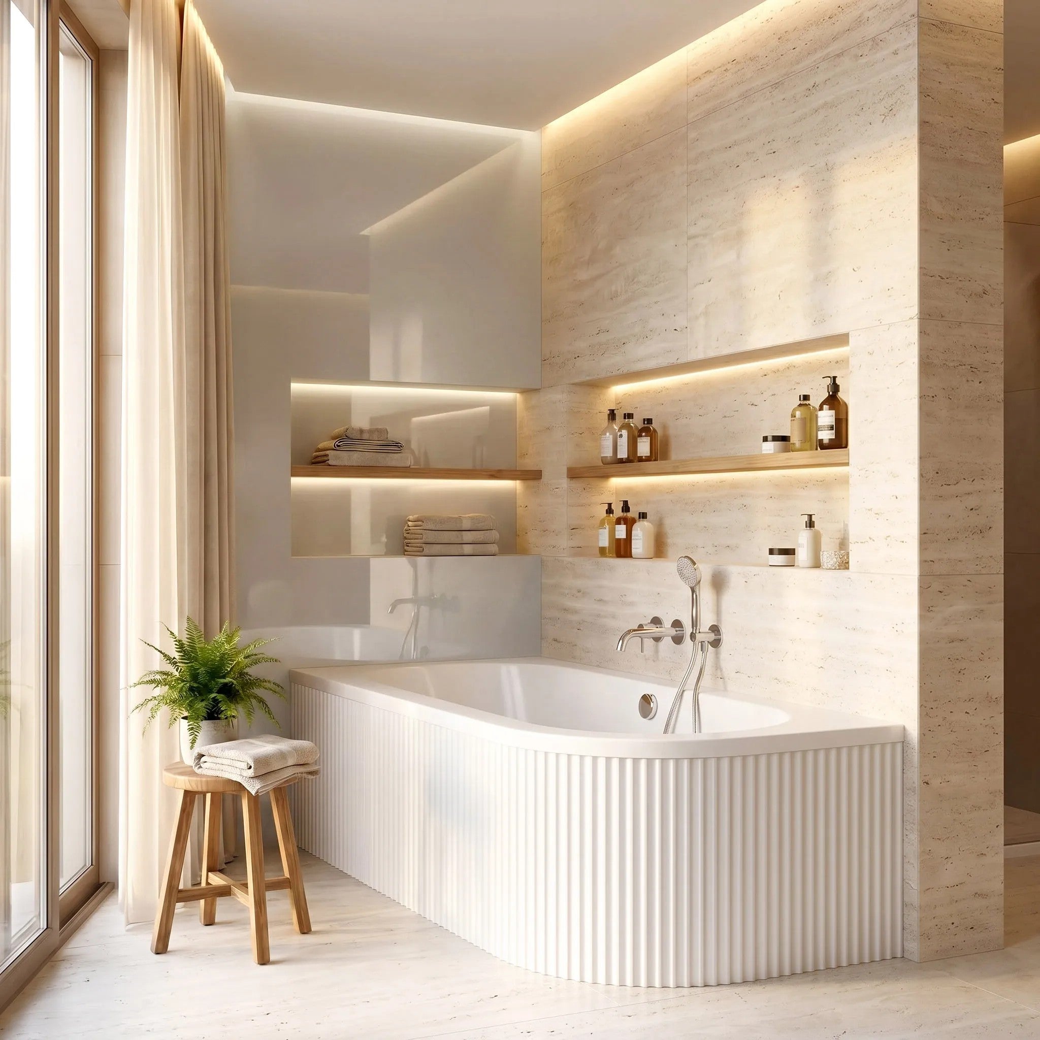 Fürdőkád Rea Orion Stripe Left 170cm 3
