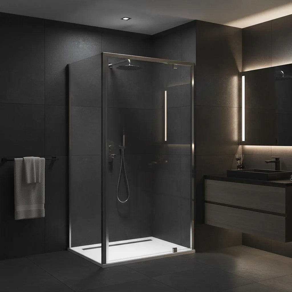 Zuhanykabin Rea Primo Swing 100x90 Chrome 3