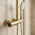 Termosztátos Zuhanyszett Drop Brush Gold 3