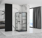 Zuhanykabin Rea Concept Black 80x100 Zuhanytálca Nélkül 3