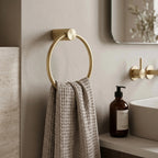 Fürdőszobai Akasztó Ring 64106 SOLO Brush Gold 3