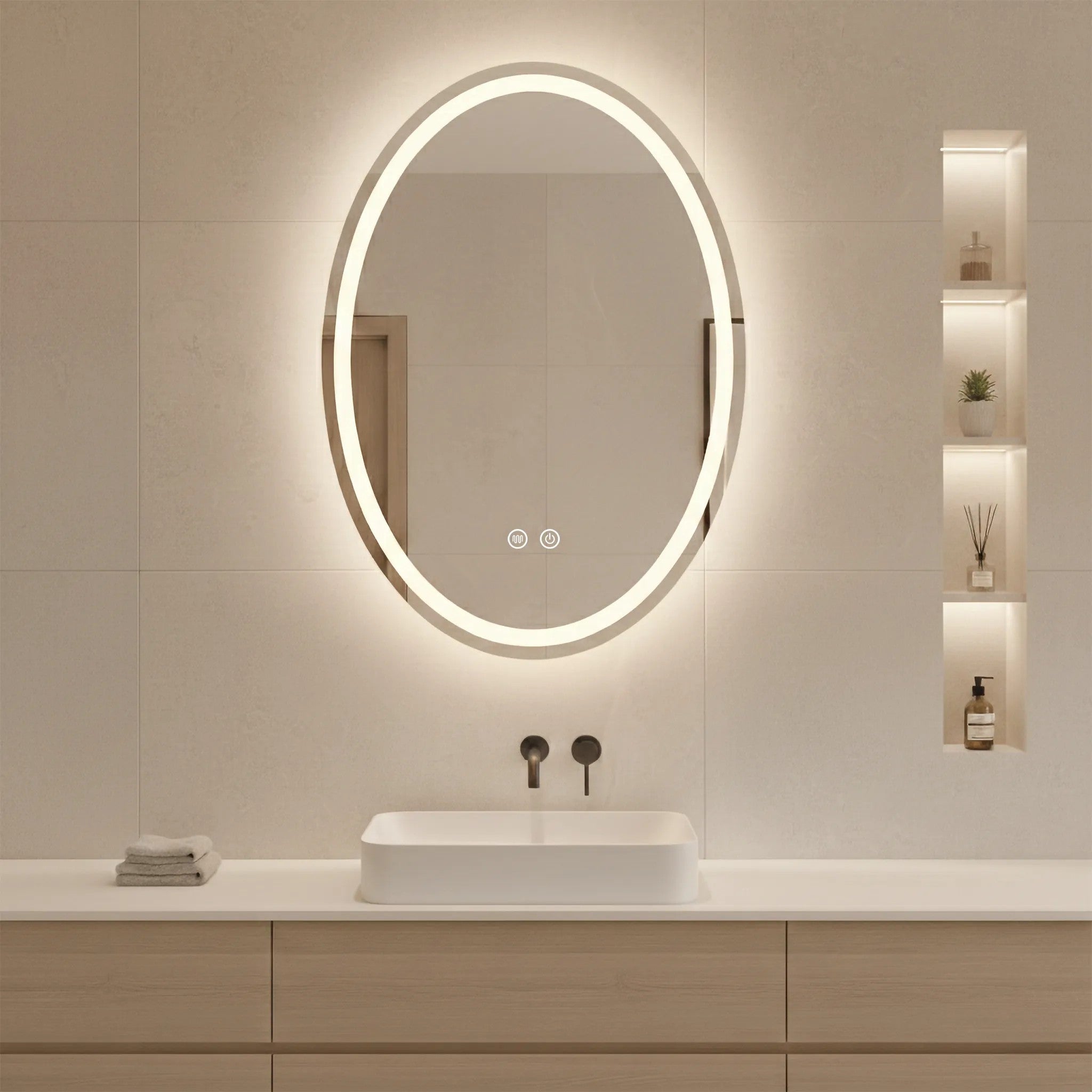 LED Tükör Marco 50x70 Cm 3