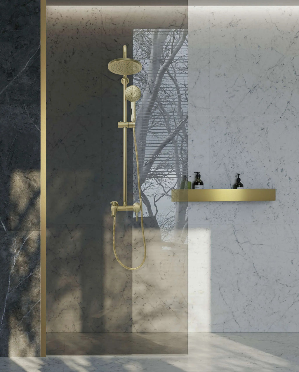Fürdőszobai Polc SF02 60cm Gold Brush 3