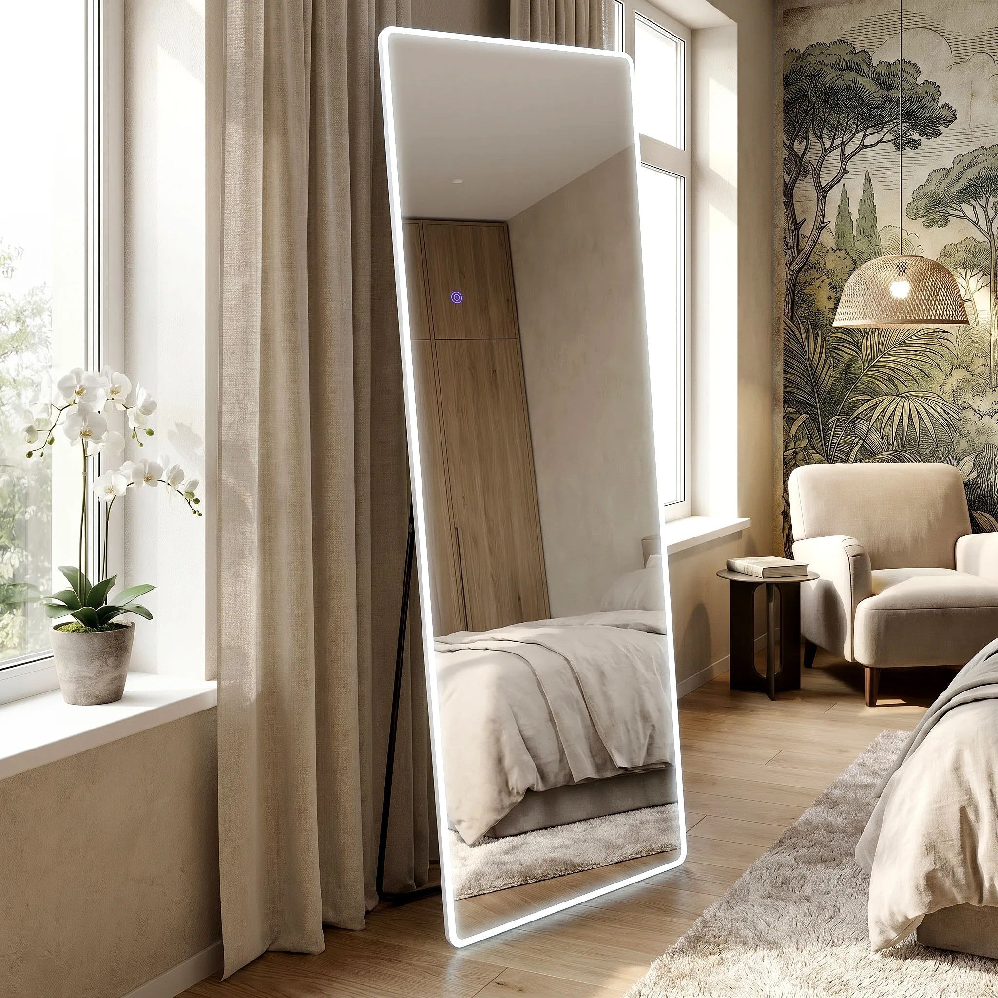 Tükör LED Classico 60x170cm White 3