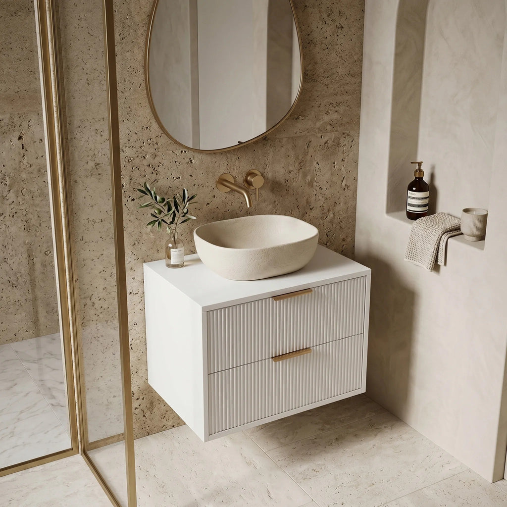 Mosdószekrény Rea Mono 60cm White 3
