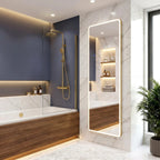 Tükör LED Classico 60x170cm Brush Gold 3