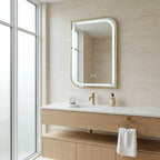 LED Tükör ZONE 70X50 BRUSH GOLD 3