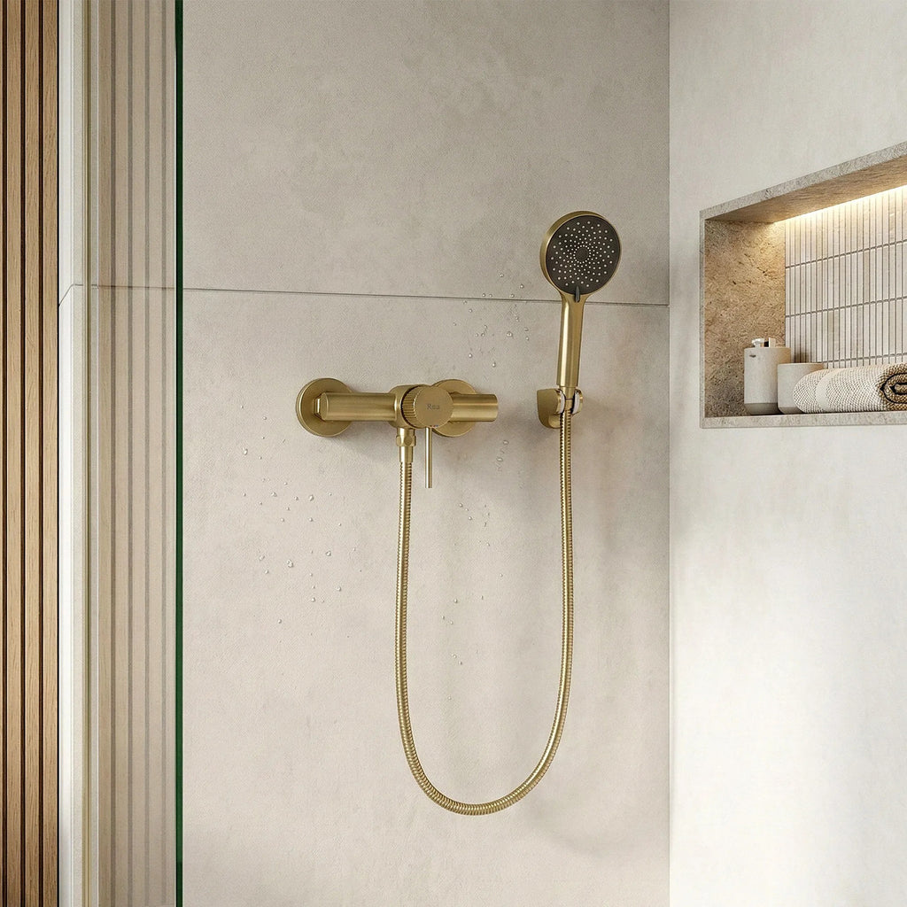 Zuhanycsaptelep Lungo Stripe BRUSH GOLD 3