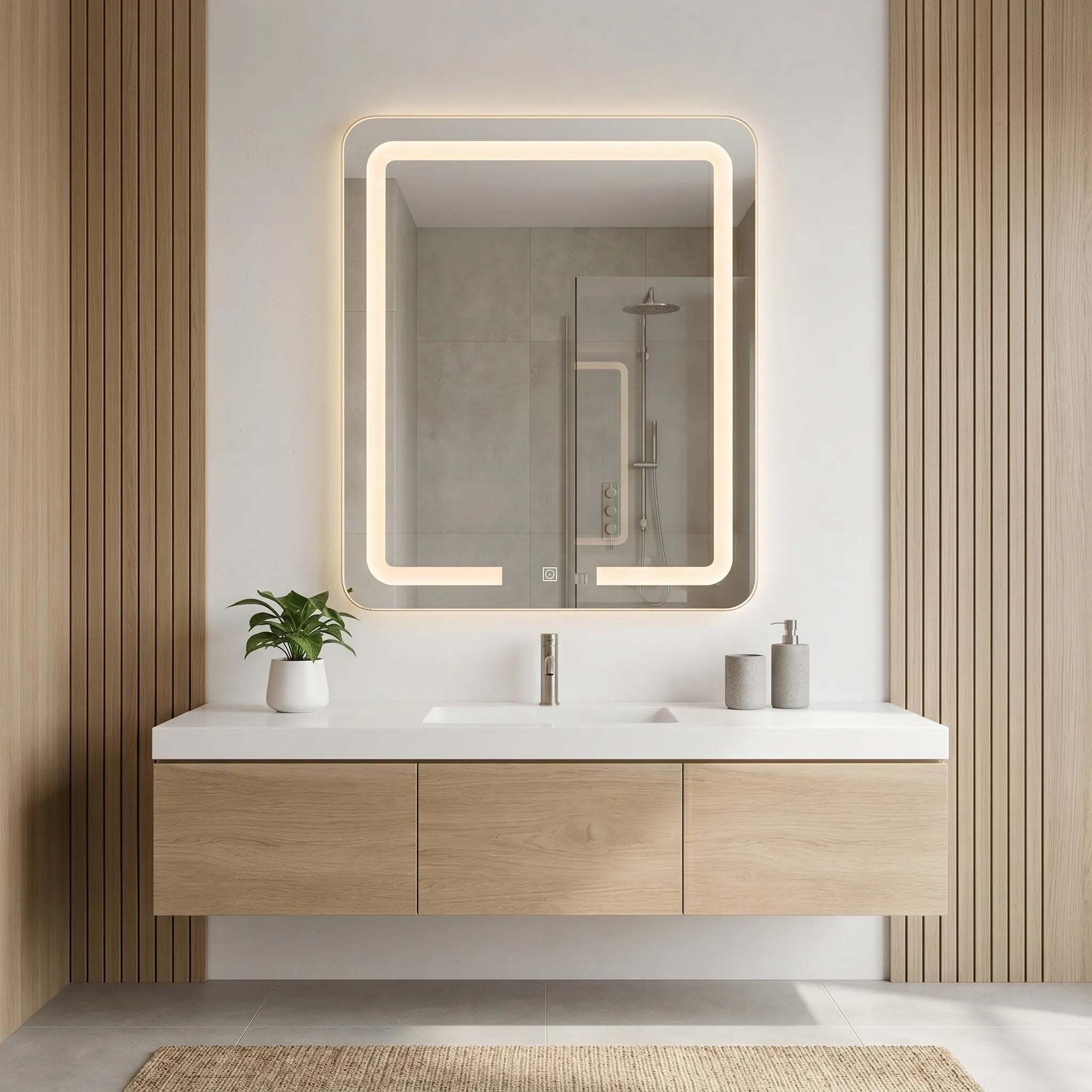 LED Tükör 60x80cm SAB-3436 3