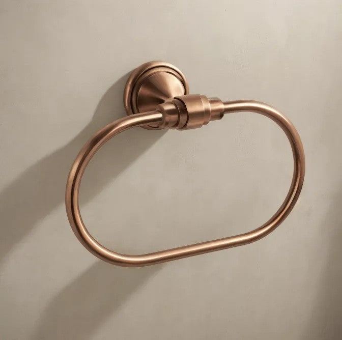 Fürdőszobai Akasztó RING 1607 Aristo Csiszolt Réz 3
