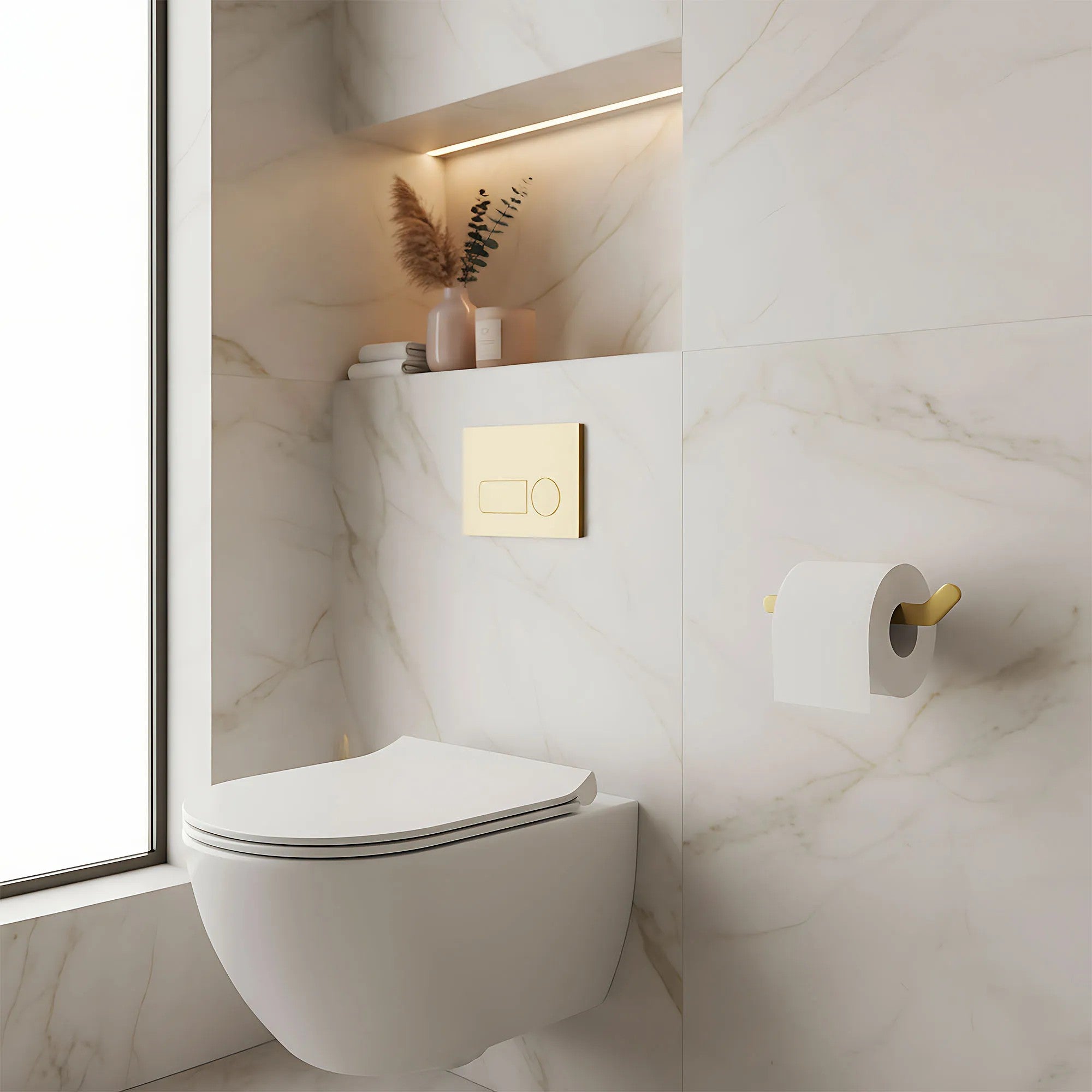 Falra Szerelhető Wc Papír Tartó 109 Til Brush Gold 3