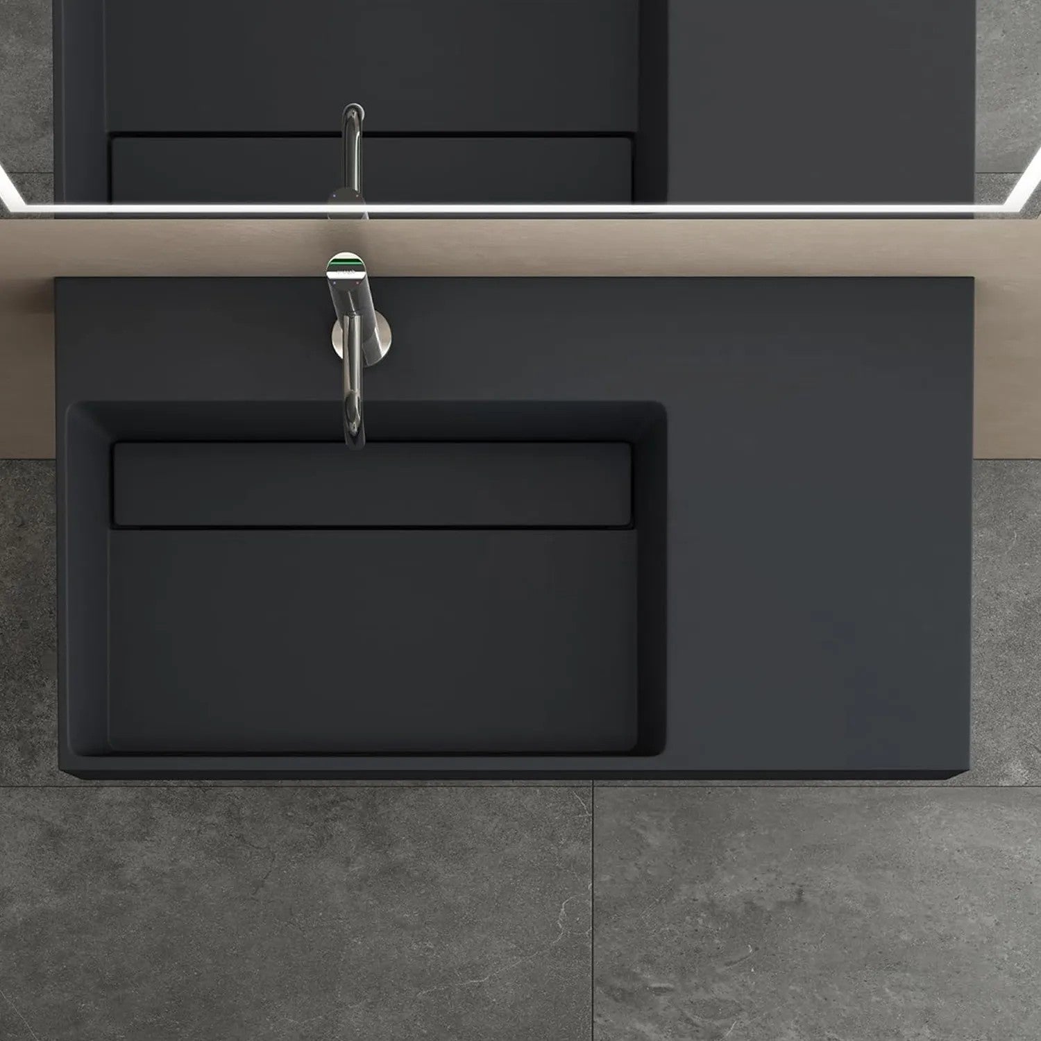 Konglomerátum Mosdó Archi 75 CM Grey MATT 3