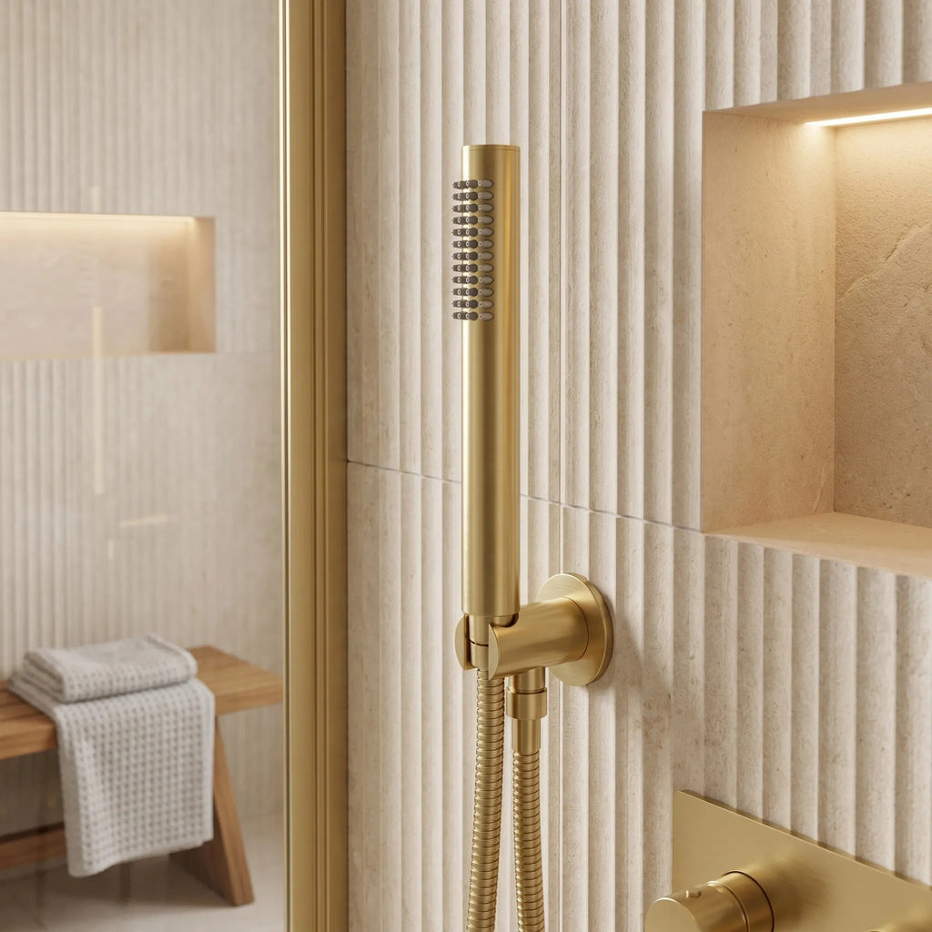 Rea JS-018 BRUSH GOLD Zuhanyfej 3