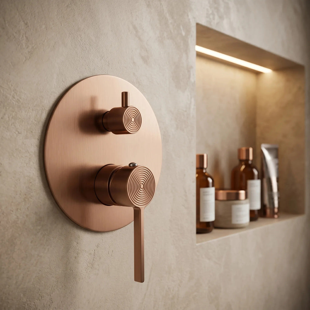 Zuhanyszett Rejtett Rea Foster Brush Copper + Box 3