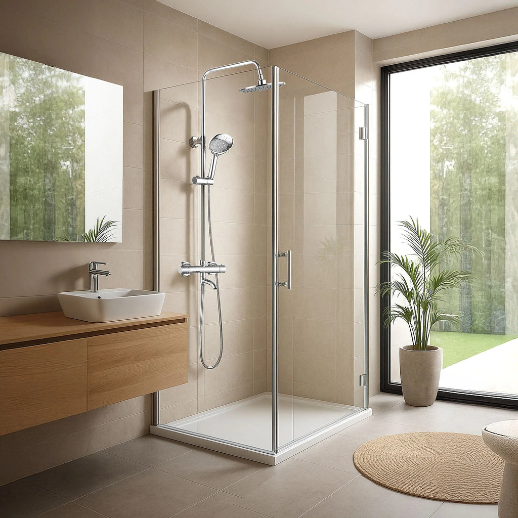 Termosztátos Zuhanyszett Lungo Diamond Chrome 3