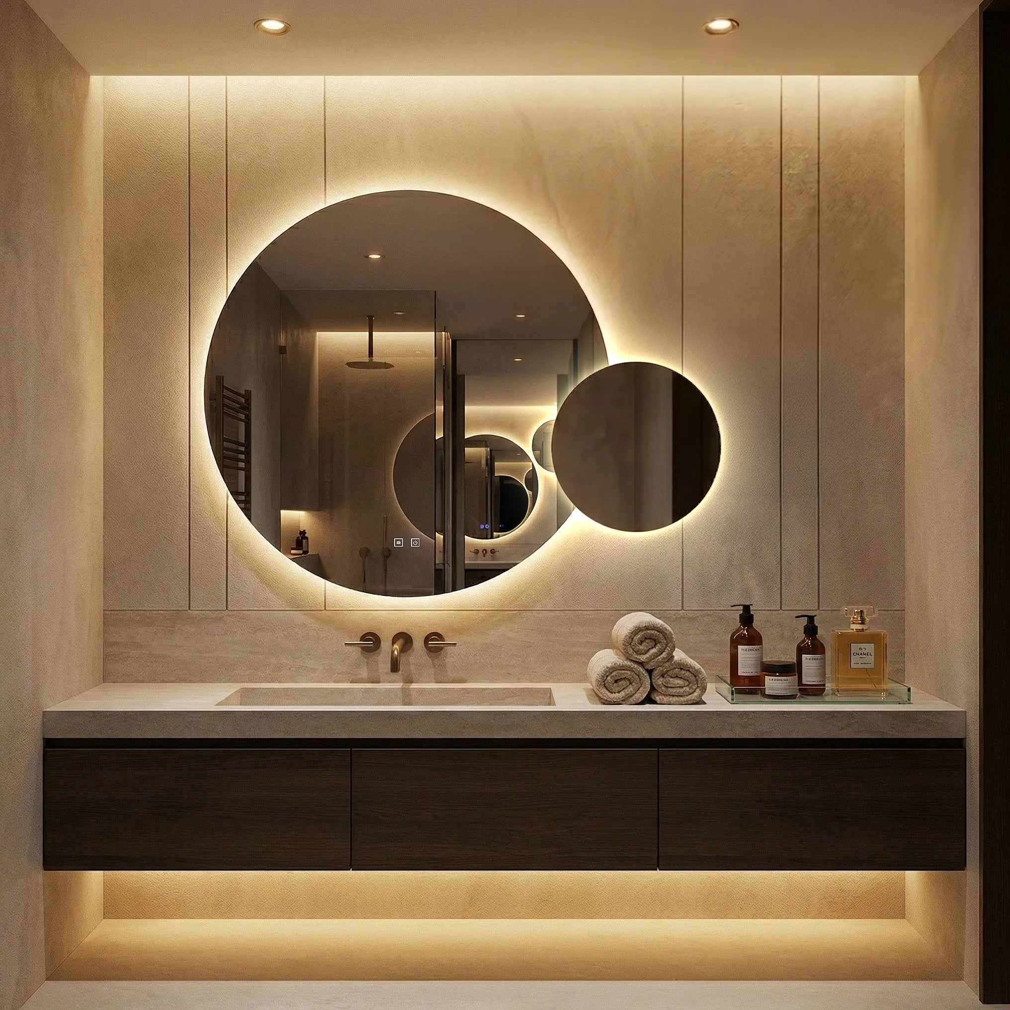 LED Tükör R-8040 80cm + 40cm 3