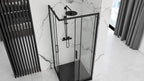 Zuhanykabin Rea Punto Black 90x90 Zuhanytálca Nélkül 3