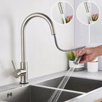 Konyhai Csaptelep Rea Fresh Nickel Brush INOX 3