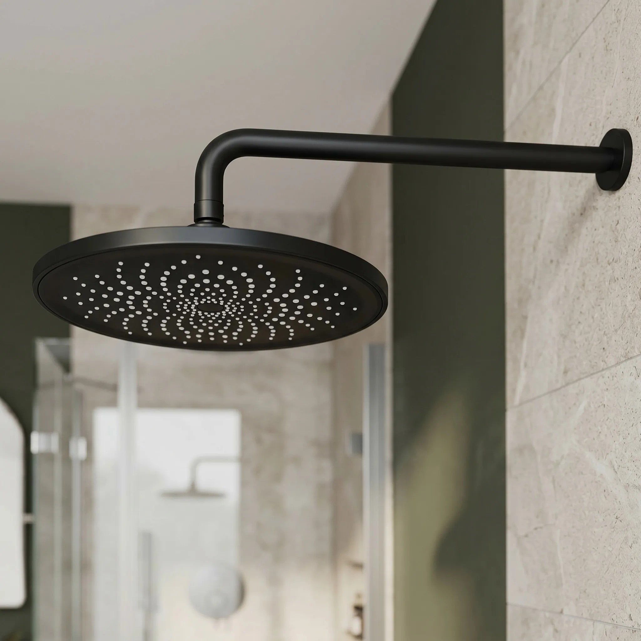 Kerek Esőztető Zuhanyfej REA JS-021B Black 3