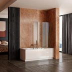 Fürdőkádparaván Rea Agat-3 120cm Brush Copper 3
