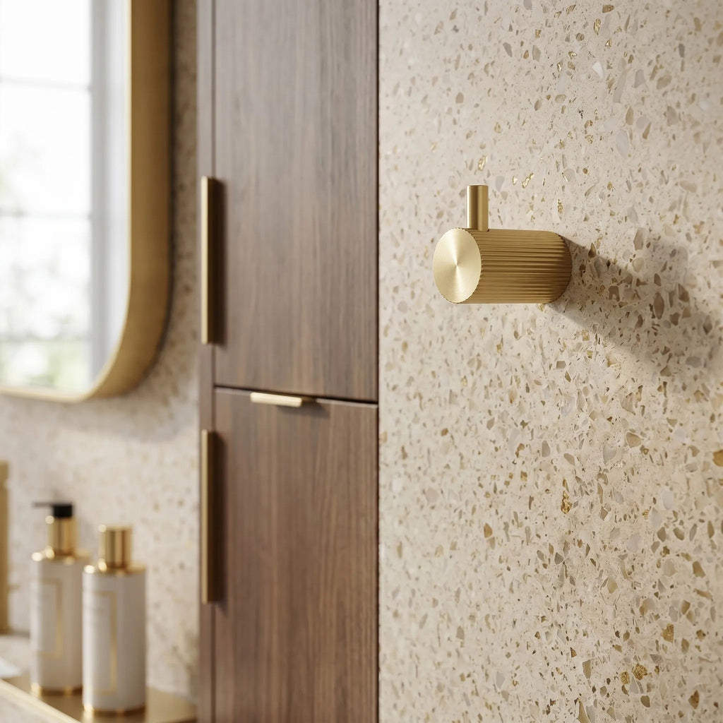 Fürdőszobai Akasztó 64104 SOLO Brush Gold 3