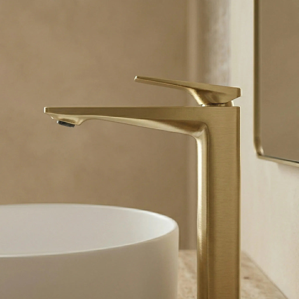 Fürdőszobai Csaptelep PREMIUM Rea Prime Brush Gold High 3