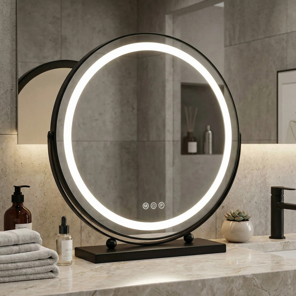 LED Tükör MAKE-UP Black 50 Cm 3