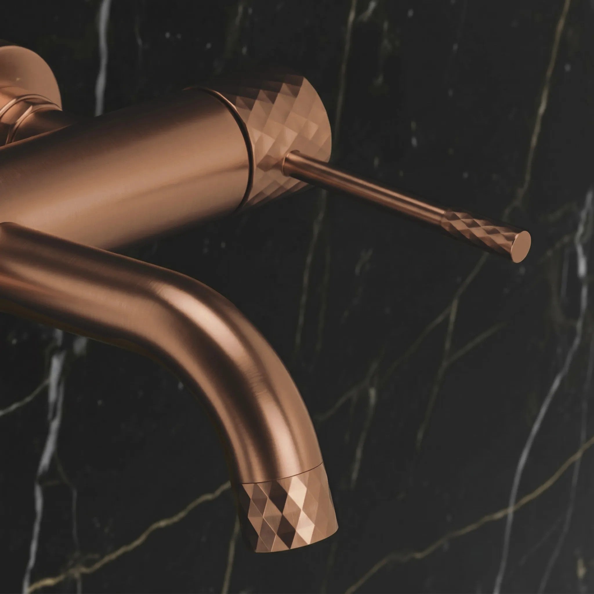 Fürdőkád Csaptelep Rea Lungo Diamond Brush Copper 3
