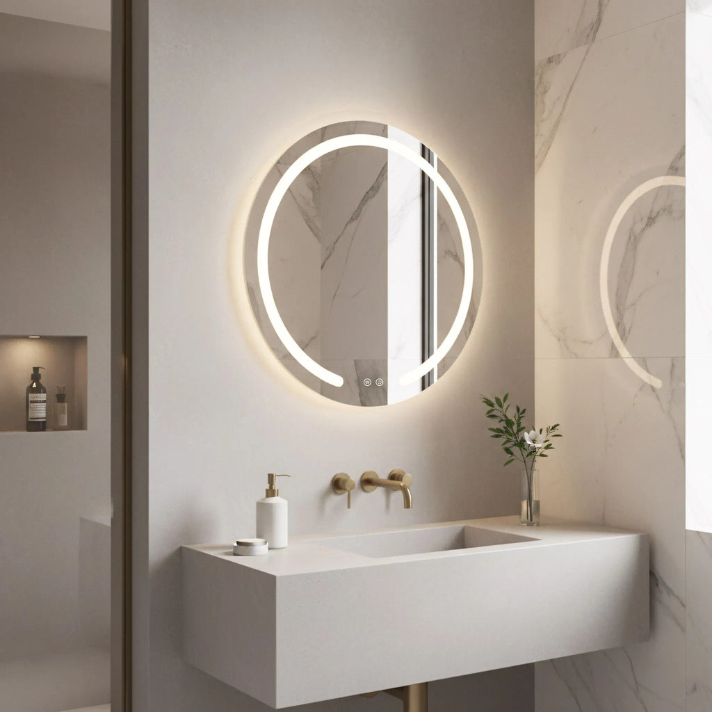LED Tükör 50cm Modern 3