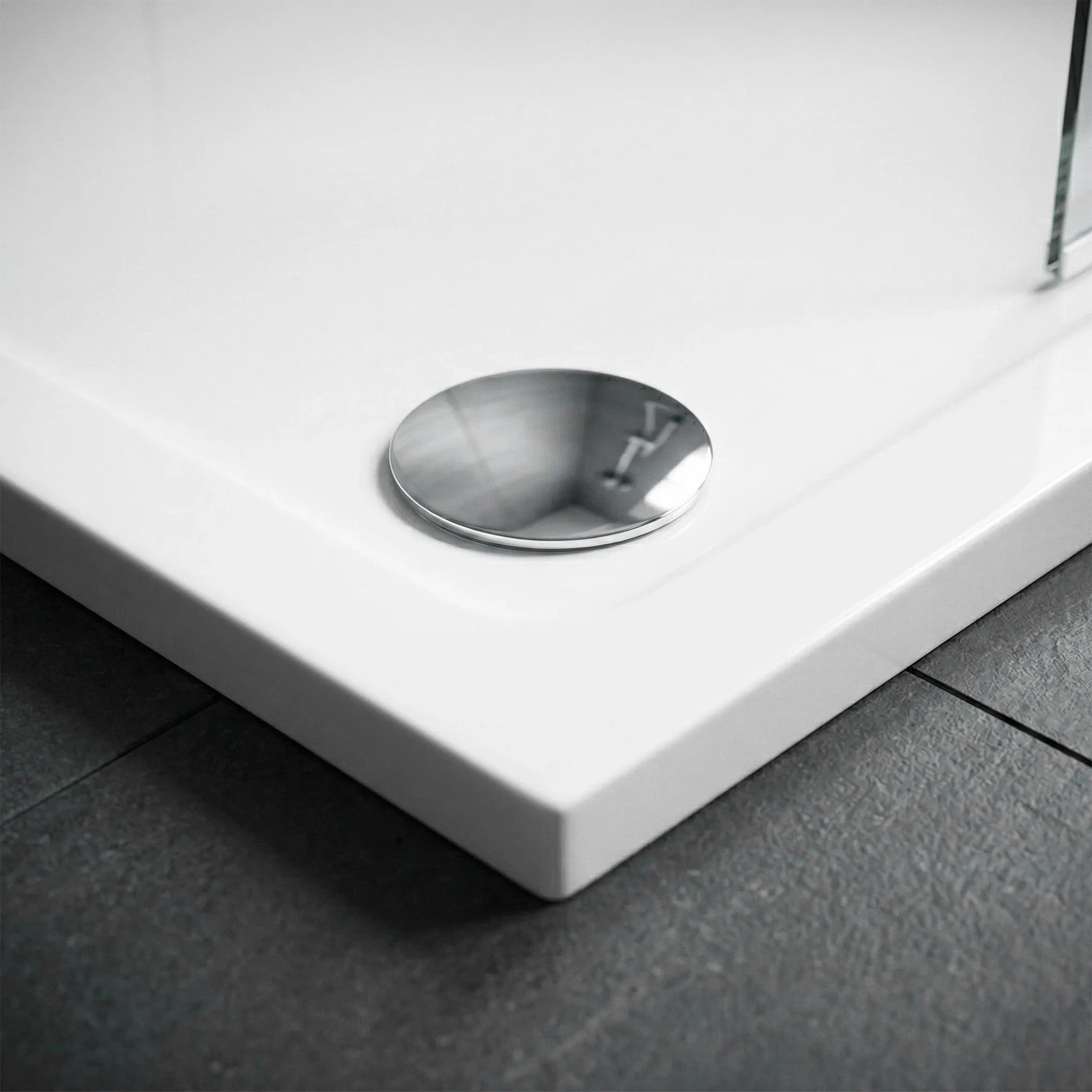 Zuhanytálca Rea Belmond White 90x90 Chrome 3