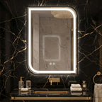 LED Tükör ZONE 80X60 BLACK 3