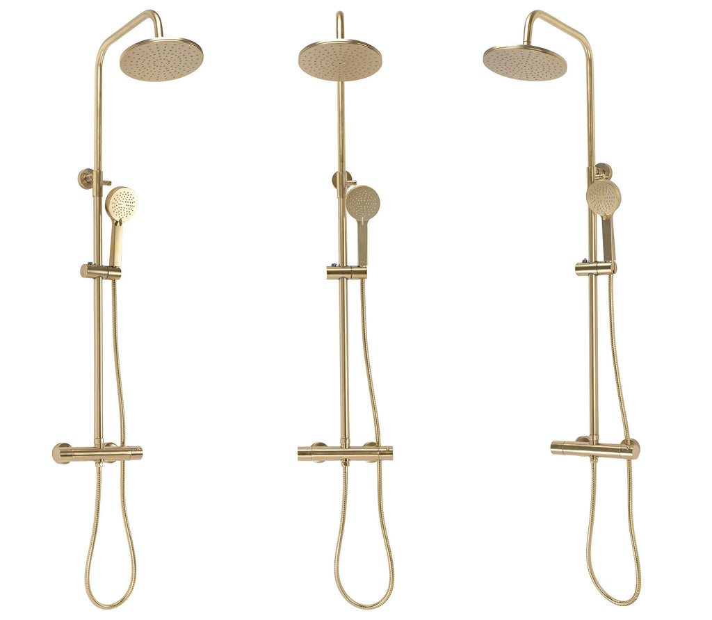 Zuhanyszett Termosztátos Rea PAROT BRUSHED GOLD 3