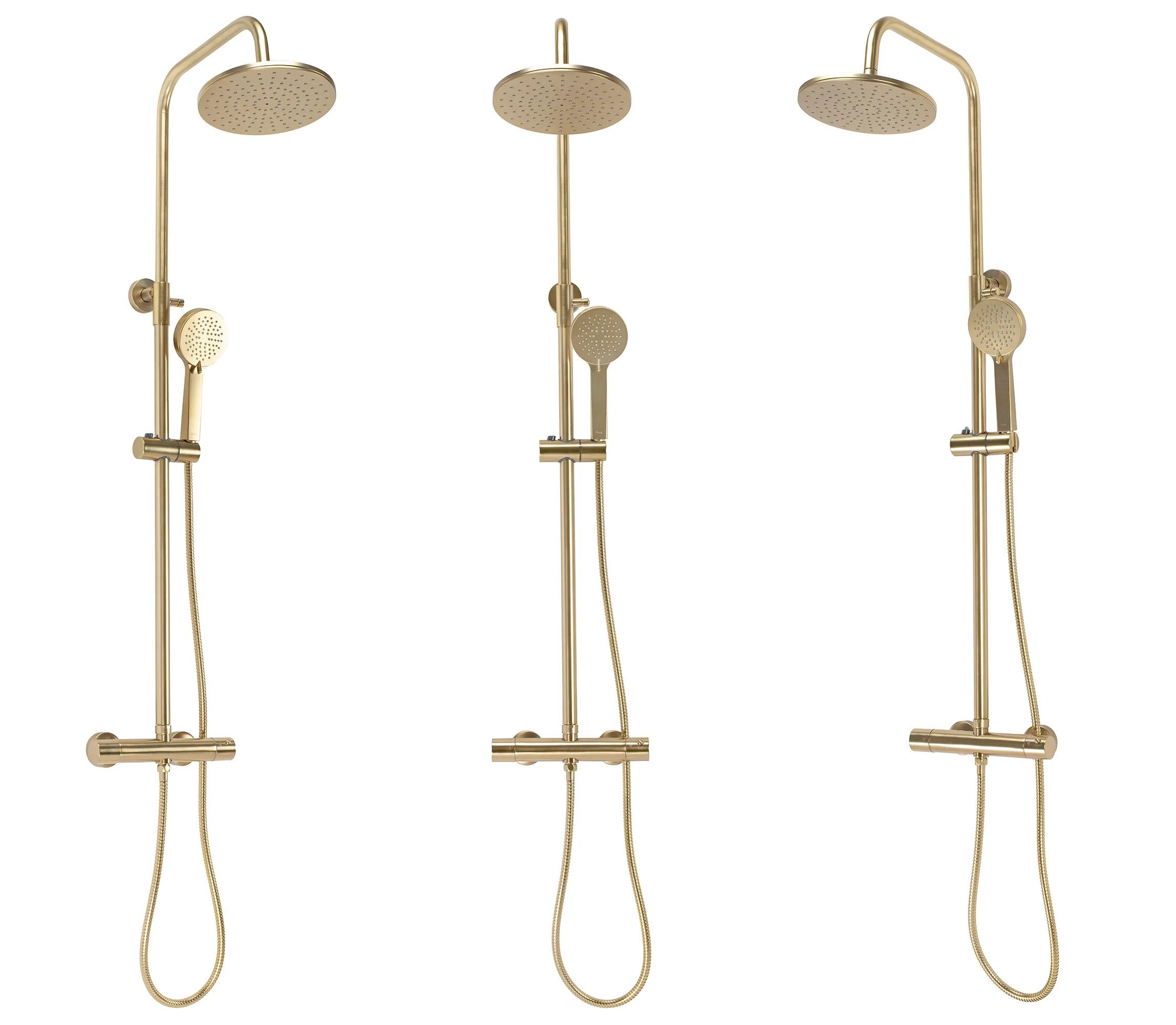 Zuhanyszett Termosztátos Rea PAROT BRUSHED GOLD 3