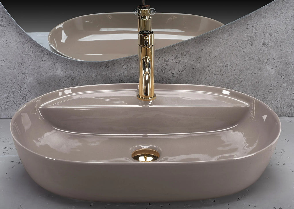 Pultos Mosdó REA Aura 61 Beige Shiny 3