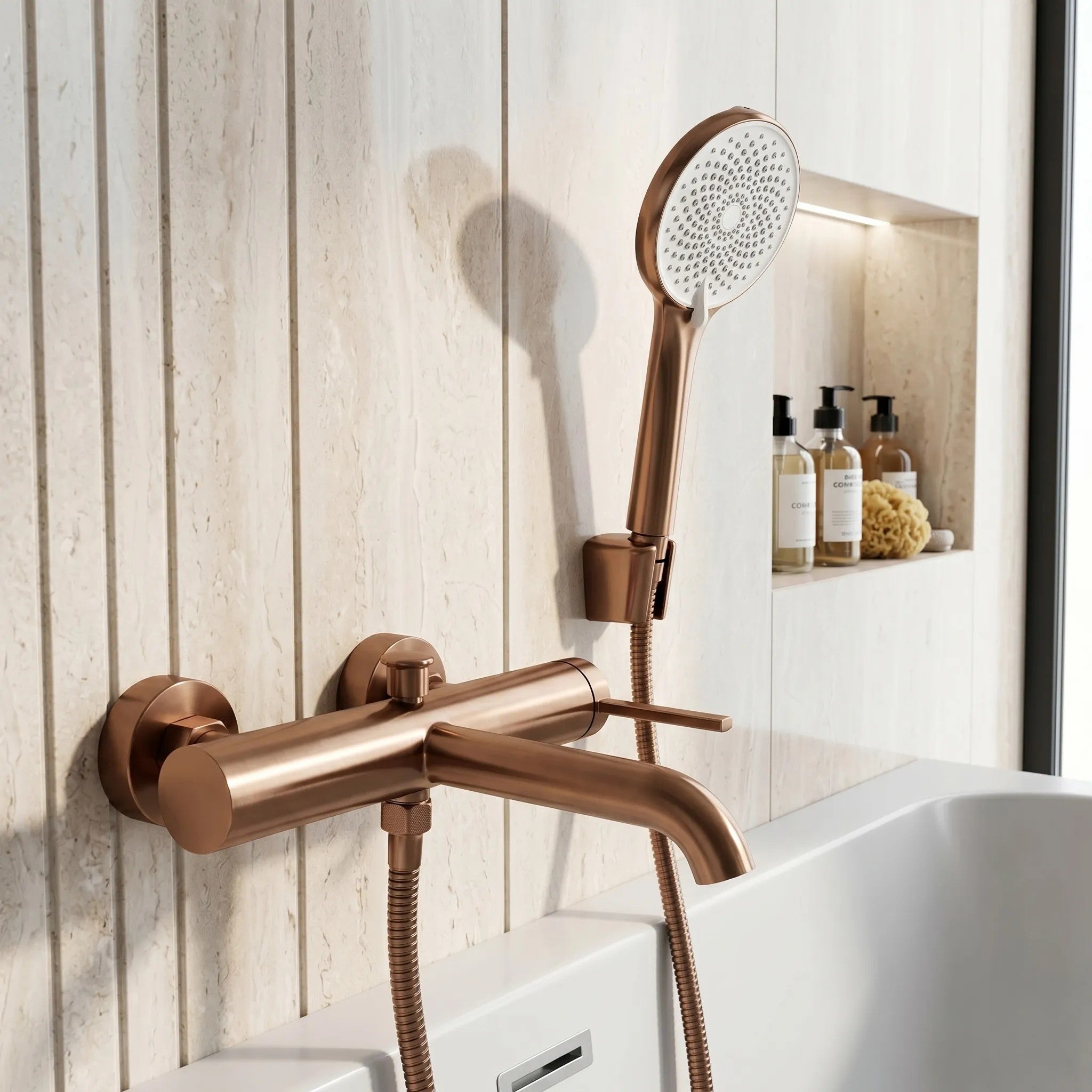 Fürdőkád Csaptelep Rivo Brush Copper 3