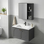 Fürdőszobabútor Szett Mosdóval Denver 60cm Grey 3