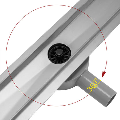 Lineáris Lefolyó Rea Pure Neo Pro Nickel Brush 90 2