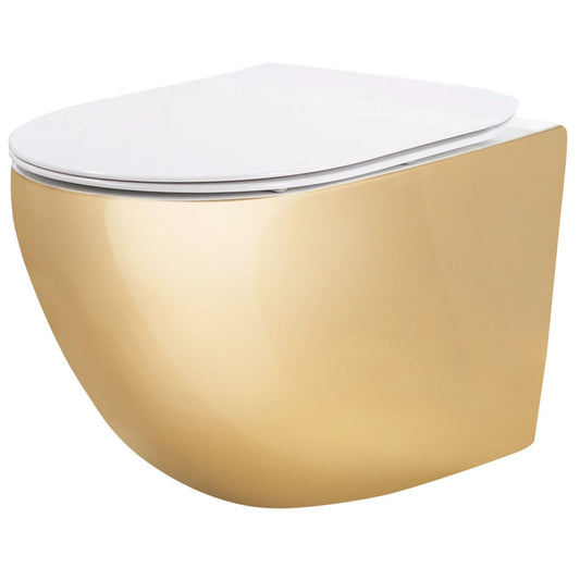 Wc Csésze Rea Carlo Mini Tornado Nfq Gold White 1