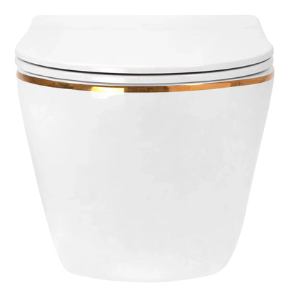 Wc Csésze Rea Carlo Mini Tornado Nfq Gold Edge 3