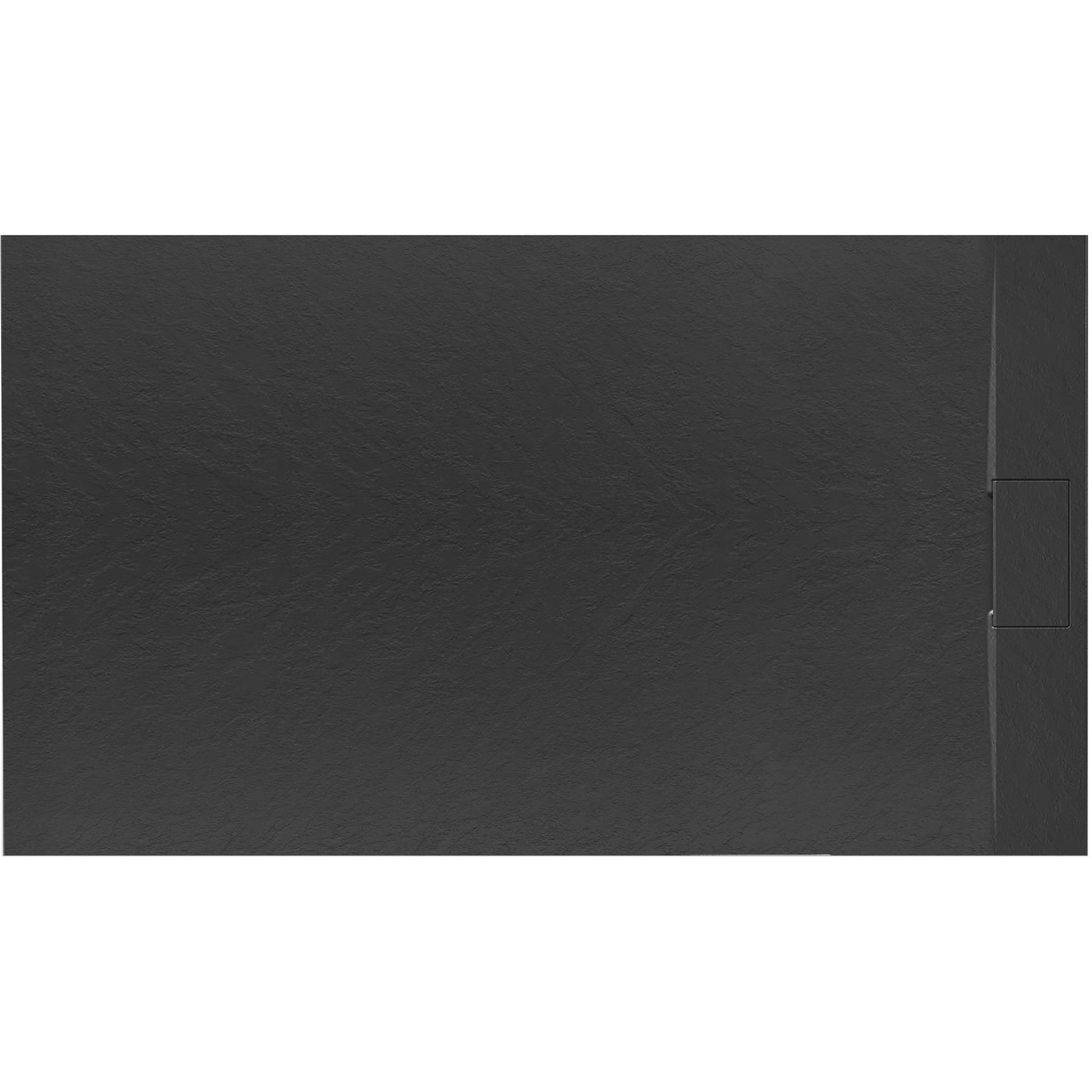 Zuhanytálca Bazalt Black 80x120 2